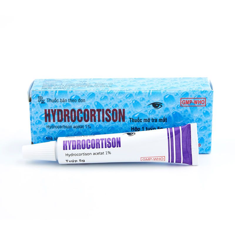 Thuốc Mỡ Tra Mắt Hydrocortison 1% Medipharco (t/5gr)
