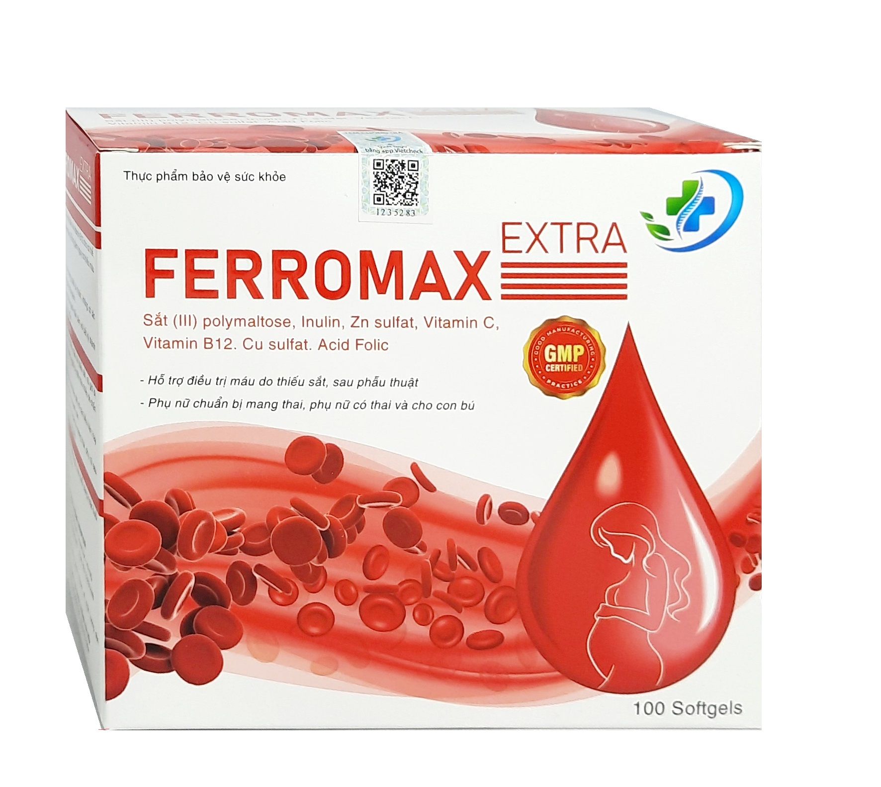 Bổ Máu Ferromax Extra Vinaphar (h/100v)