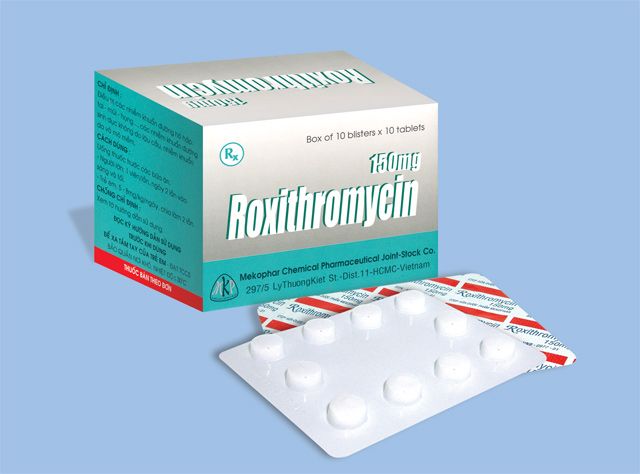 Roxithromycin 150mg Mekophar (h/100v)