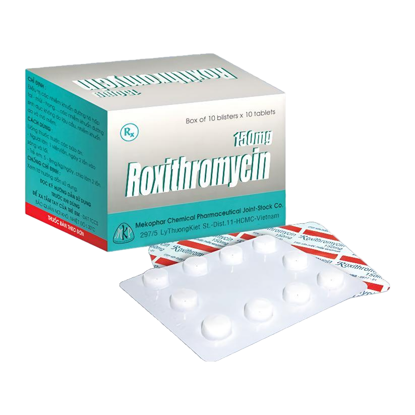 Roxithromycin 150mg Mekophar (h/100v)
